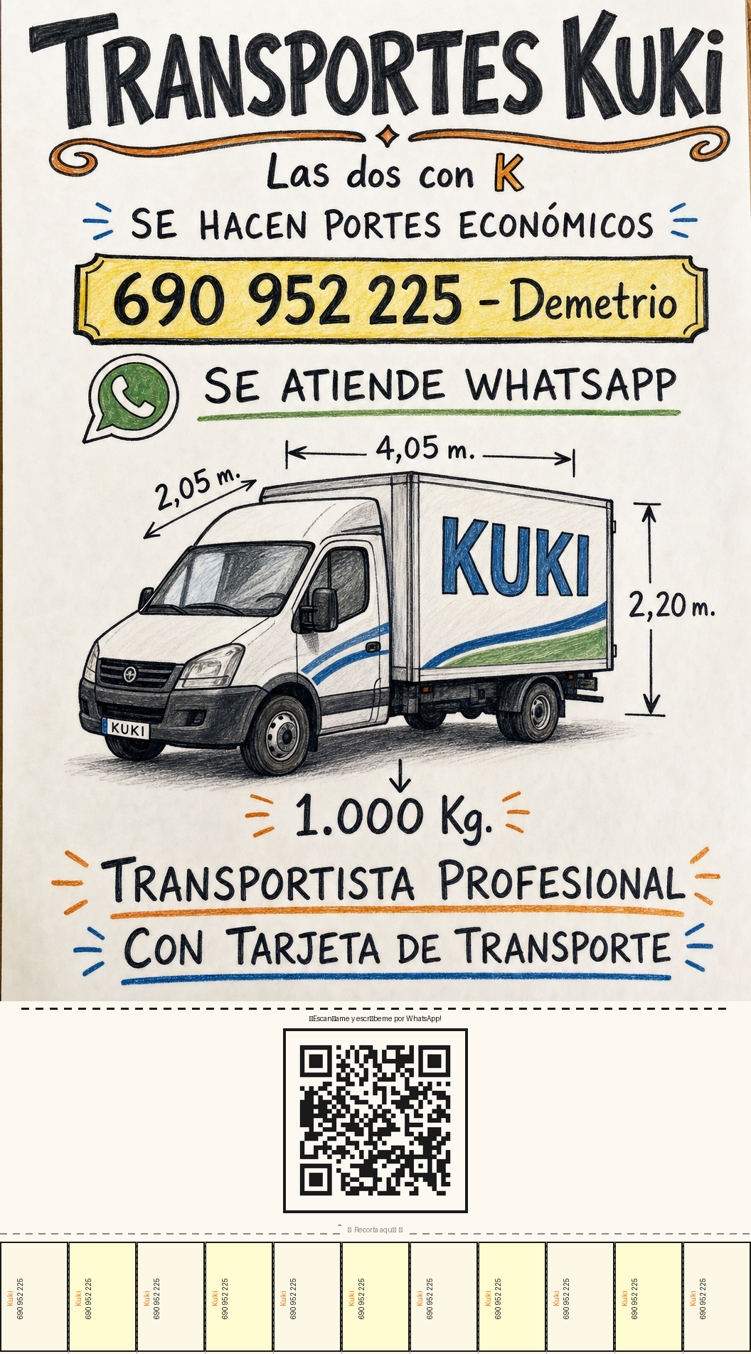Cartel Transportes Kuki